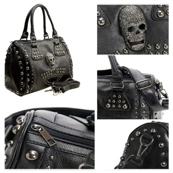 🆕️ Skull Handbag Large Capacity Gothic Style - Picture 6 of 8